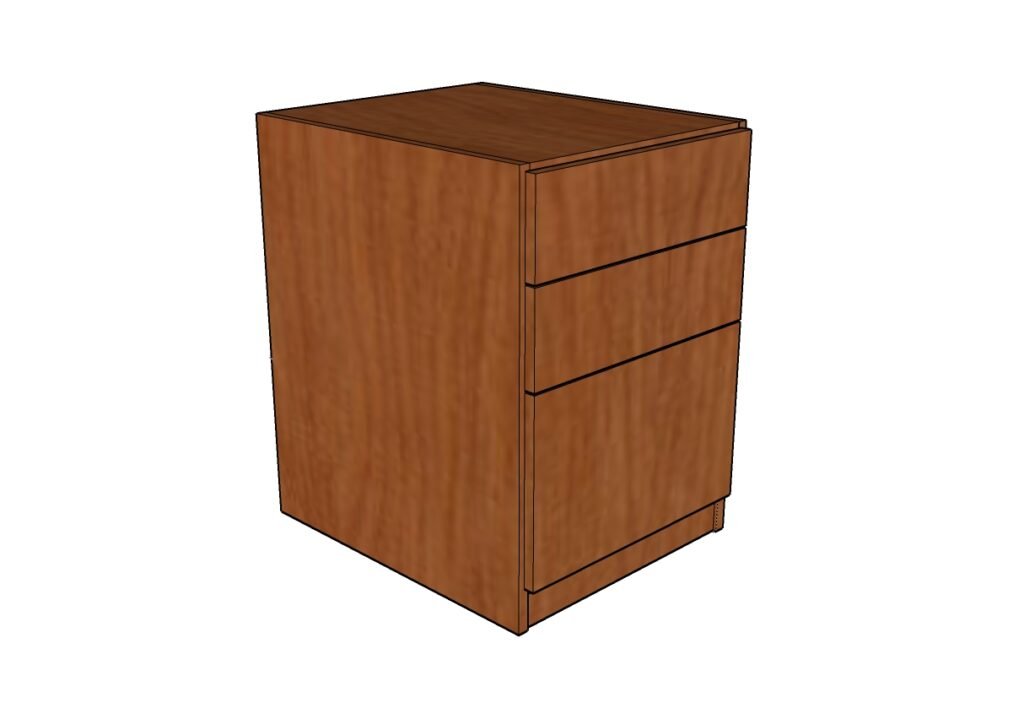 Pedestal 1 File Drawer